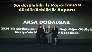Aksa Doğalgazın Sürdürülebilirlik Raporuna ödül