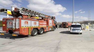 Aksarayda akaryakıt istasyonundaki yangın korkuttu