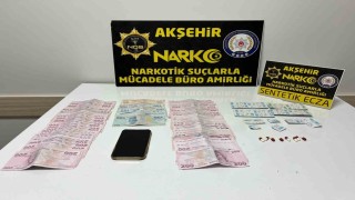 Akşehirde polisten uyuşturucu operasyonu: 1 gözaltı