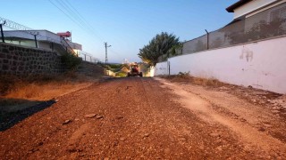 Aktoprak ve Nesimide yol çalışmaları tamamlandı