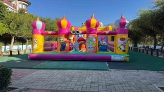 Alanyada balon park yenilenerek hizmete sunuldu