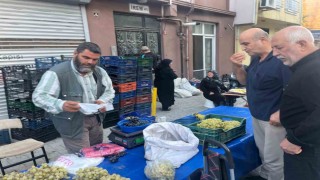 Alaşehirin üzümleri Tavşanlı semt pazarında