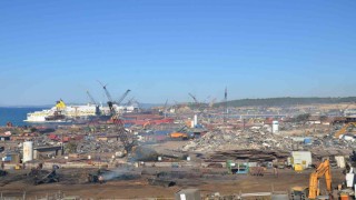 Aliağa Gemi Söküm Bölgesinde iş kazası: 1 işçi hayatını kaybetti