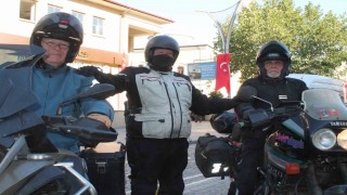 Alp Dağlarından Bayburt ovalarına: İsviçreli motorcular Bayburtu çok sevdi