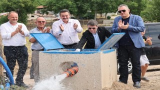 Amasyada bir yılda 12 bin 440 dekar tarım alanı suyla buluştu