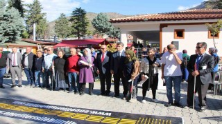 Amasyada görme engellilere beyaz baston dağıtıldı