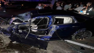 Amasyada otomobil ile tır çarpıştı: 1i ağır 5 yaralı