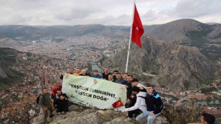 Amasyanın zirvesinde ‘Cumhuriyet doğa yürüyüşü