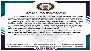 Amatör maçta polisin biber gazlı müdahalesiyle ilgili soruşturma başlatıldı
