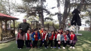 Anaokulu öğrencileri Çamlıca Tabiat Parkındaki etkinliğe katıldı