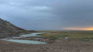 Aniden bastıran sağanak kaplıca keyfini böldü