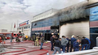 Ankarada iş yerinde çıkan yangın kontrol altına alındı