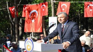 Antalyanın kahramanı Mustafa Ertuğrul Akerin anıt mezarı törenle açıldı