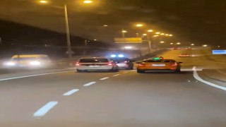 Arnavutköyde trafikte tehlikeli anlar görüntülendi