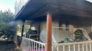 Arsuzda korkutan yangın