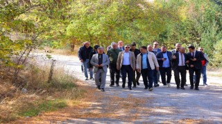 Aslandağının turizm potansiyeli yerinde incelendi