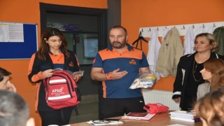 Atakumlu öğrencilere afet bilinci eğitimi