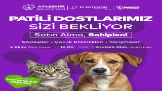 Ataşehirde Dünya Hayvanları Koruma Günü etkinliği: Satın Alma, Sahiplen