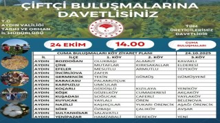 Aydında çiftçi buluşmaları sürüyor