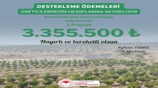 Aydında kırsal kalkınmaya 3 milyon TL destek