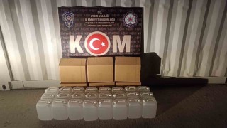 Aydında KOM ekipleri 120 litre etil alkol ele geçirdi