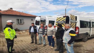 Aydında okul servisleri denetlendi