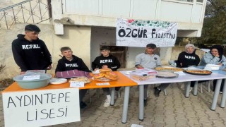 Aydıntepeli öğrencilerden Gazzeye yardım eli