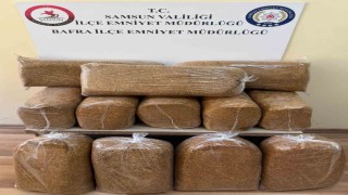 Bafrada kaçak tütün operasyonu: 60 kilo tütün ele geçirildi
