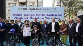 Bahçelievlerde hem park hem bisiklet coşkusu