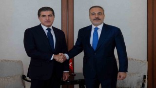Bakan Fidan, IKBY Başkanı Barzani ile görüştü
