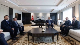 Bakan Fidan, TÜRKPA Genel Sekreteri Büyükelçi Hasanı kabul etti