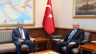 Bakan Güler Tacikistanın Ankara Büyükelçisi İmomiyi kabul etti