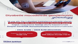 Bakan Işıkhan: SGKnın 18 yaş altındaki Tip 1 diyabet hastalarının 76 binden fazla reçetesini karşıladık