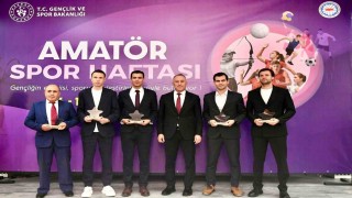 Balıkesirde Amatör Spor Haftası Sporun Enleri ödül töreni ile sona erdi