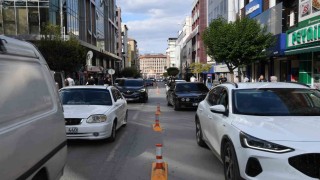 Balıkesirde çift sıra park sorununa çözüm