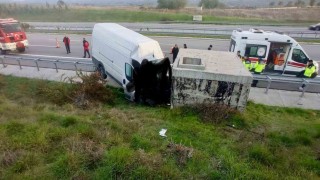 Balıkesirde trafik kazası: 2 ölü, 1 yaralı