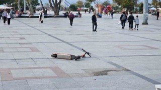Bandırmada e-scooter sorunu büyüyor