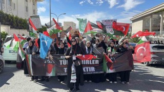 Başakşehirde Büyük Aksa Tufanı Gençlik Yürüyüşü düzenlendi