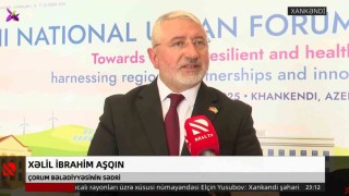 Başkan Aşgın, Azerbaycandaki 3. Ulusal Şehircilik Forumunda Çorumu temsil etti