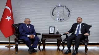 Başkan Büyükkılıç, MÜSİAD Genel Başkanı Özdemiri ağırladı