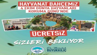 Başkan Büyükkılıçtan anlamlı jest: Hayvanat bahçesi ücretsiz