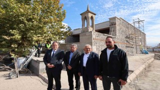 Başkan Büyükkılıçtan restore edilen tarihi camide inceleme