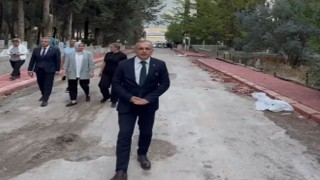 Başkan Çenet, Asri Mezarlık Çalışmalarını İnceledi