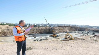 Başkan Çiftçi devlet hastanesi şantiyesinde: İnşaat hızla ilerliyor