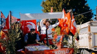 Başkan Gençay, Akköy Cumhuriyet Konvoyuna katıldı