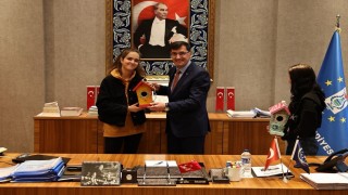 Başkan Kahveci, özel eğitim öğrencilerini ağırladı