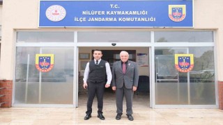 Başkan Şadi Özdemirden Üsteğmen Önderışıka hayırlı olsun ziyareti