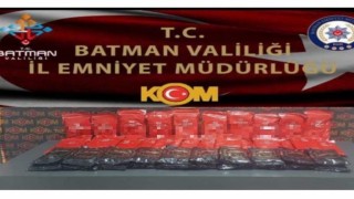 Batmanda 44 kilo kaçak nargile tütünü ele geçirildi