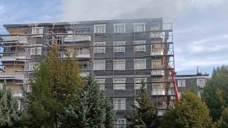 Batmanda çatı katında korkutan yangın