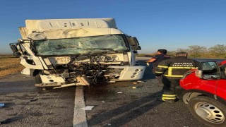 Batmanda iki tır çarpıştı: 1 yaralı